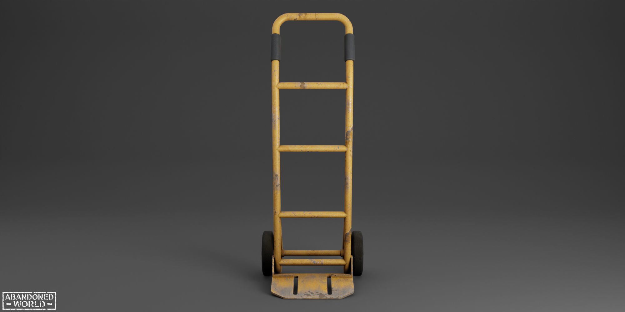 Pallet Jack and Warehouse Equipment Low-poly 3D model_15