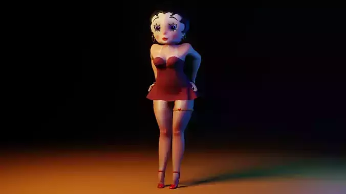 Betty Boop 3D model