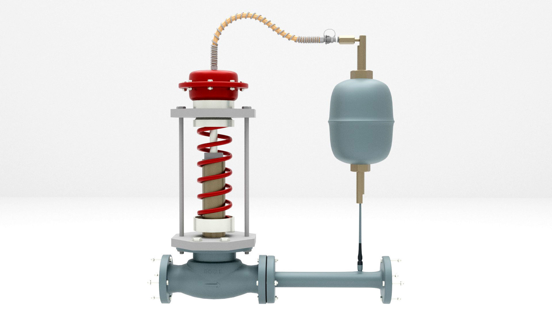 Self Actuated pressure Control Valve 3D model_4