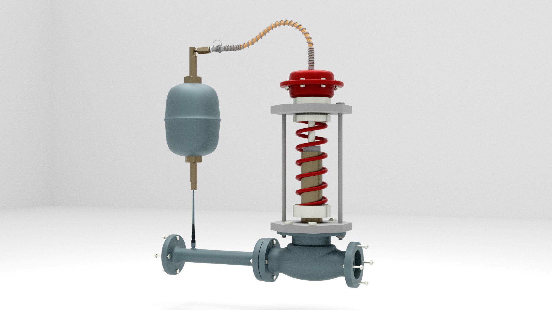 Self Actuated pressure Control Valve 3D model_12