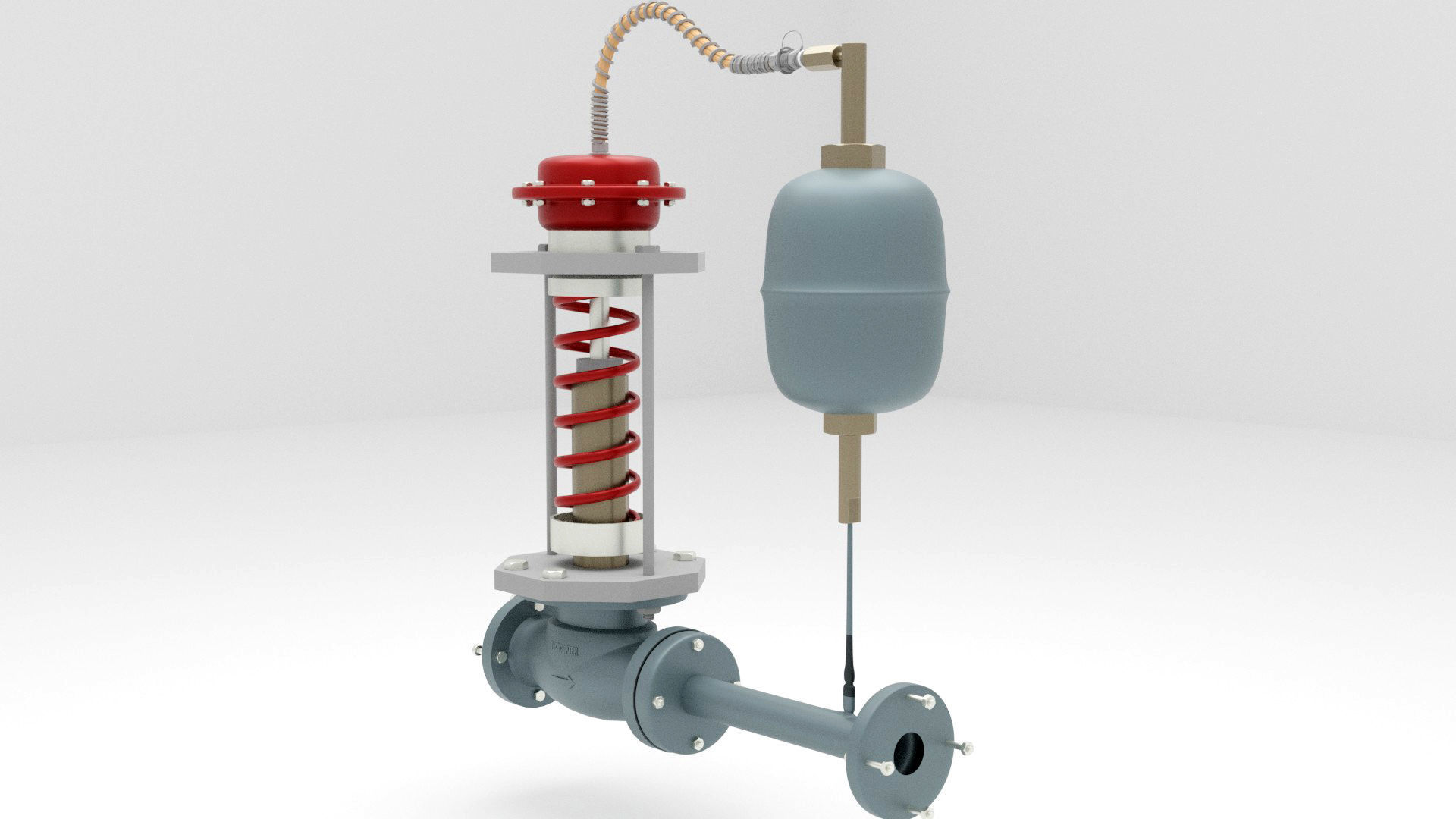 Self Actuated pressure Control Valve 3D model_5