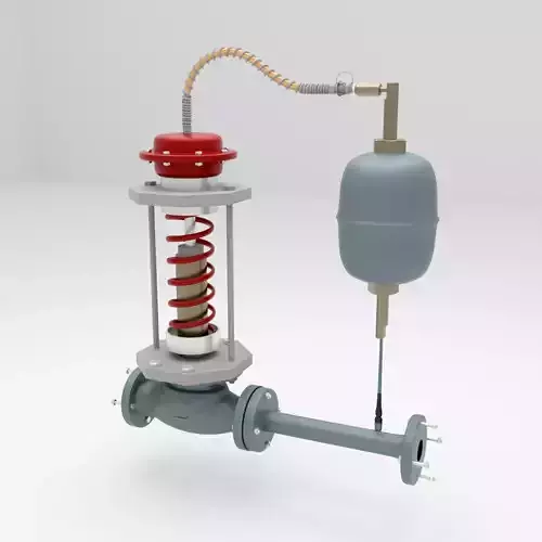 Self Actuated pressure Control Valve 3D model