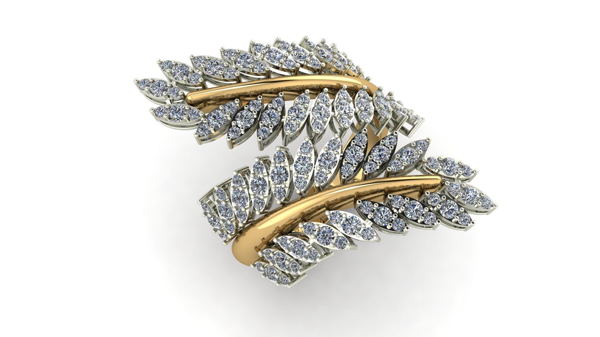 Branch ring 3D print model_6