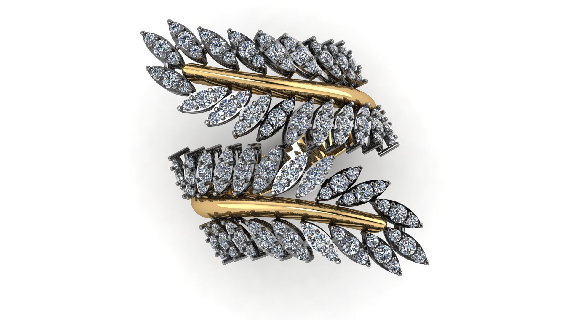 Branch ring 3D print model_2