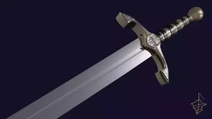 Caroling sword with Excalibur handle