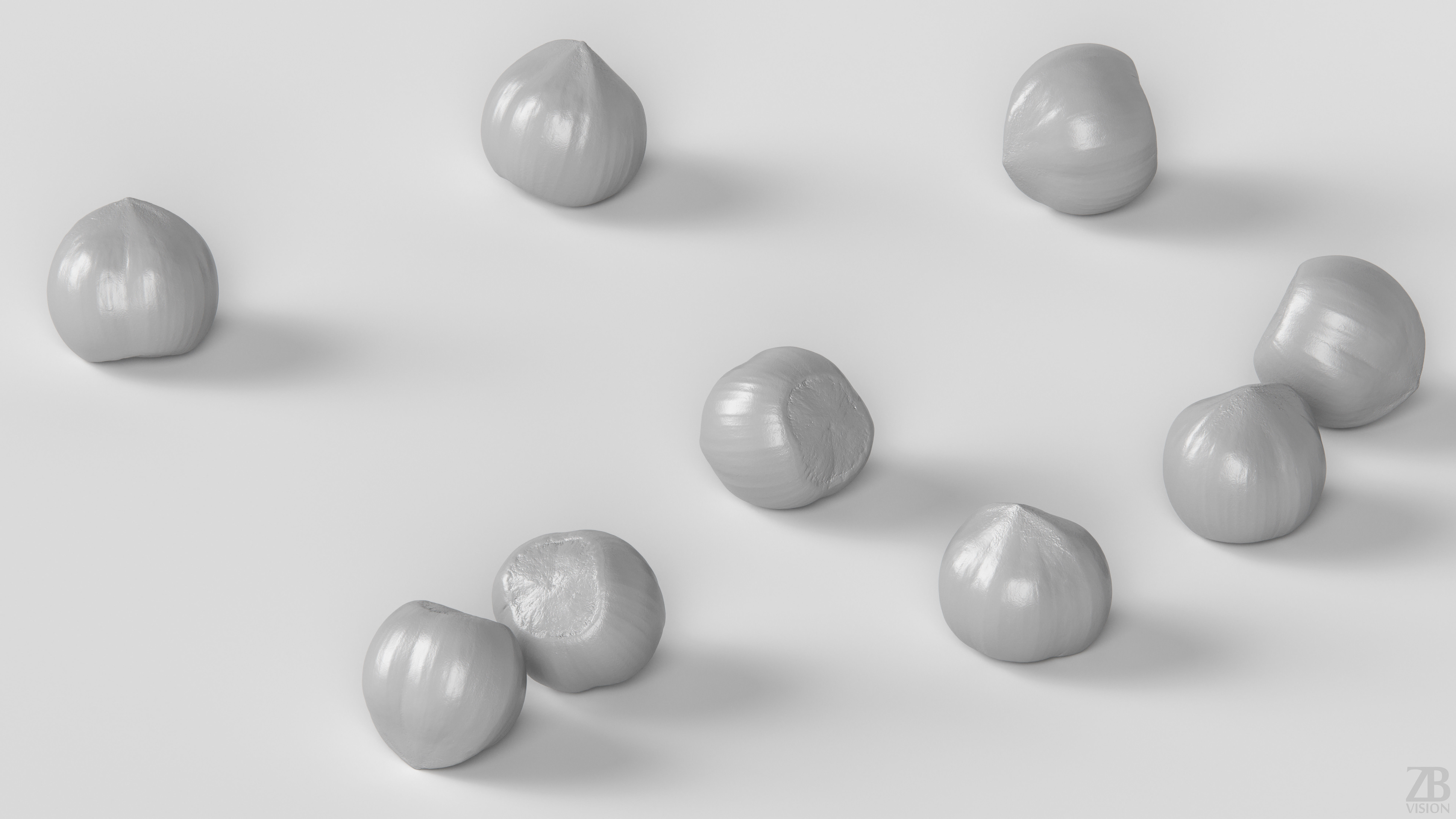 Hazelnut 3D model_3