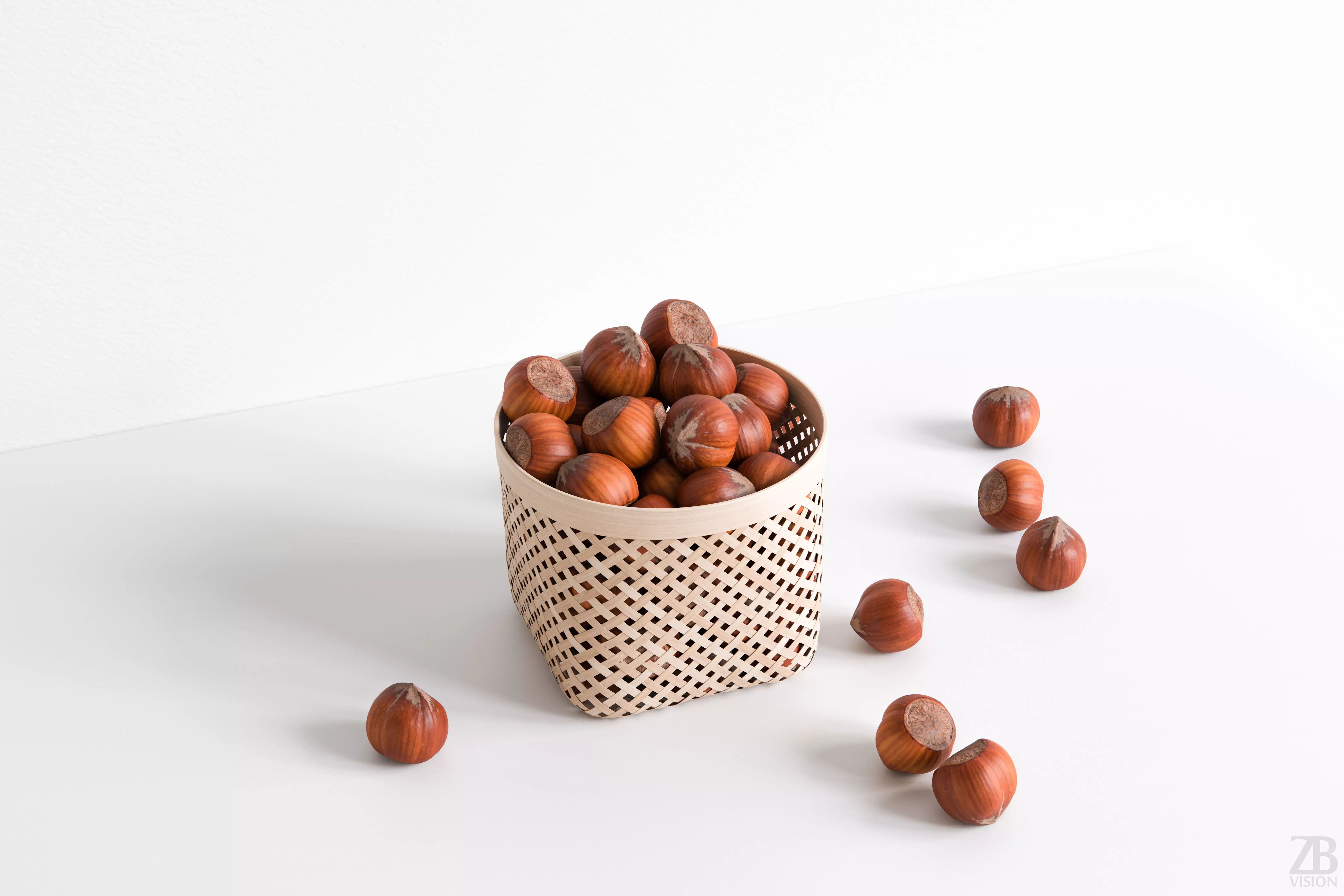 Hazelnut 3D model_0