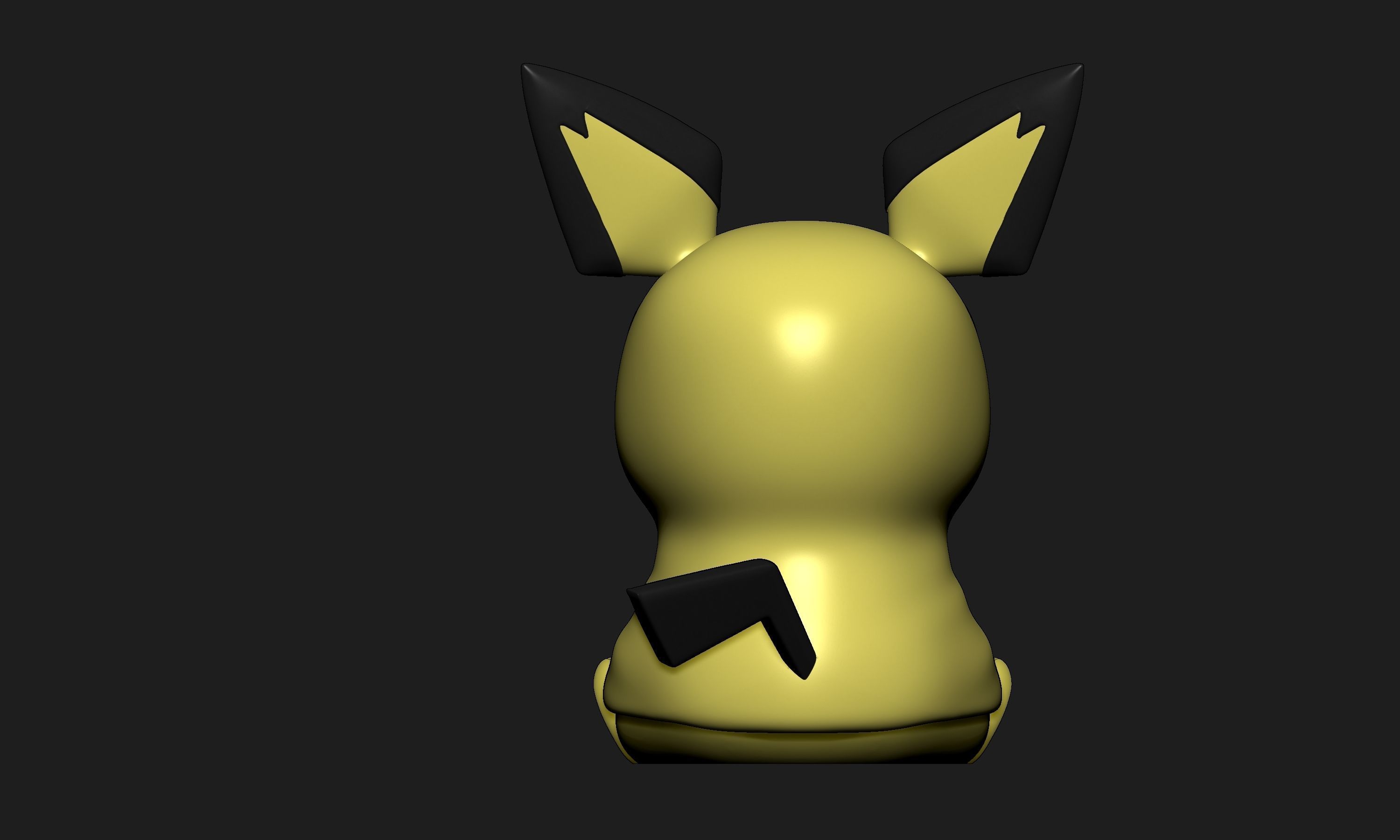 Pokemon - Pikachu Pichu Cosplay Free 3D print model_5