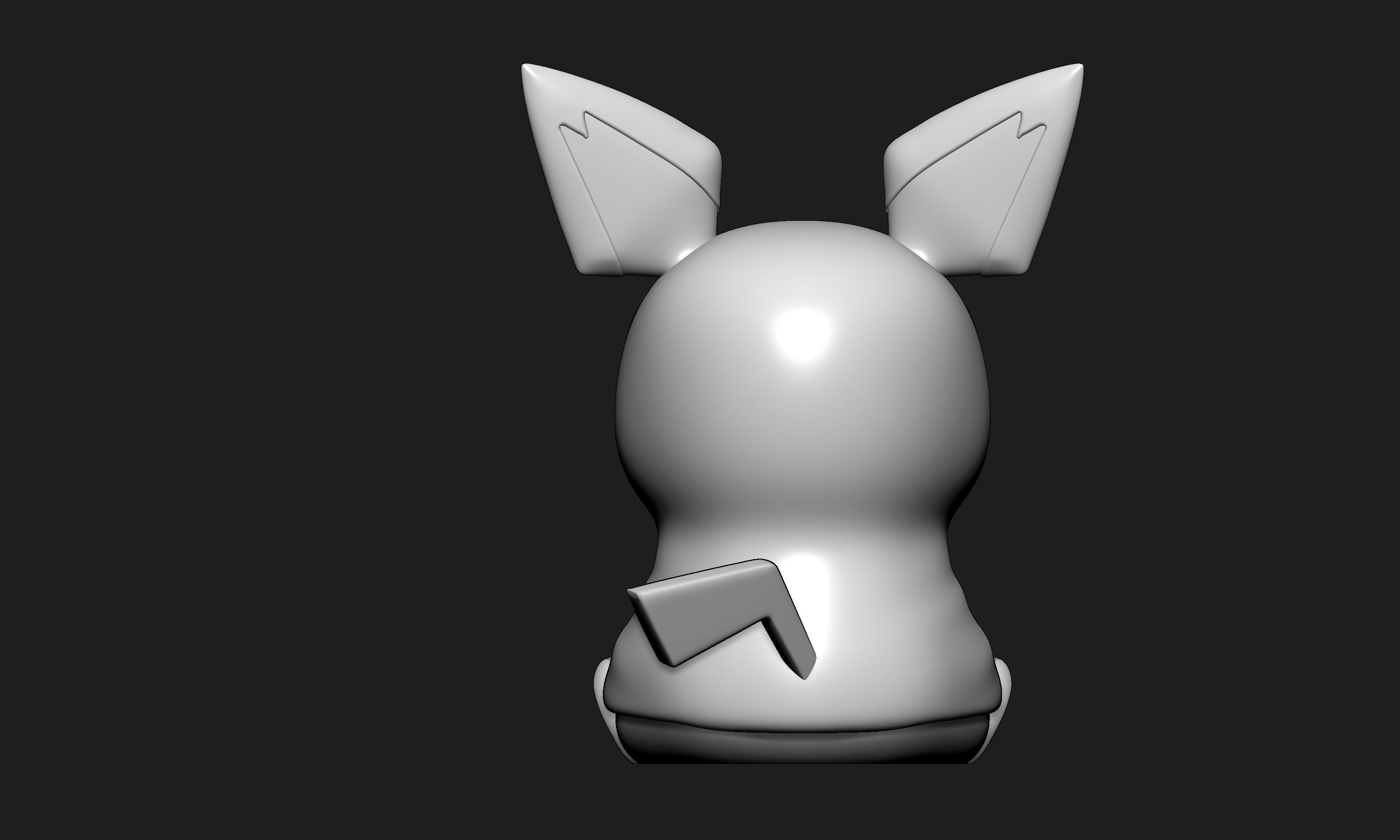 Pokemon - Pikachu Pichu Cosplay Free 3D print model_6