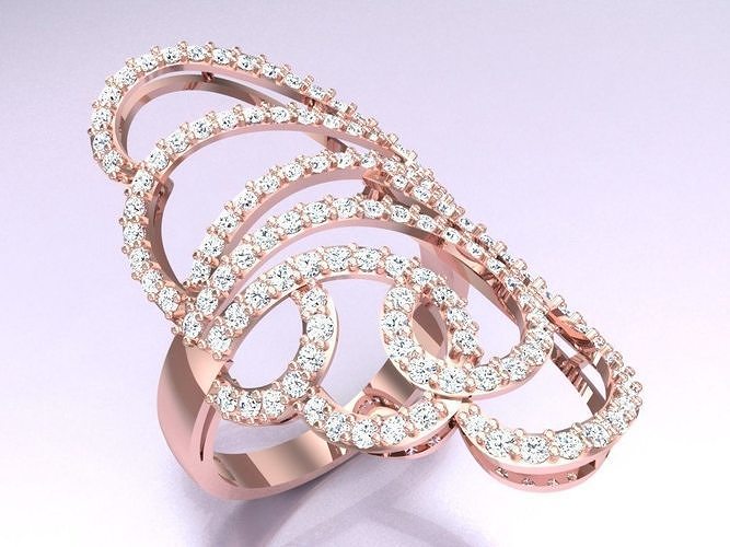 Diamond Ring - Womens Rings - N2153 3D print model