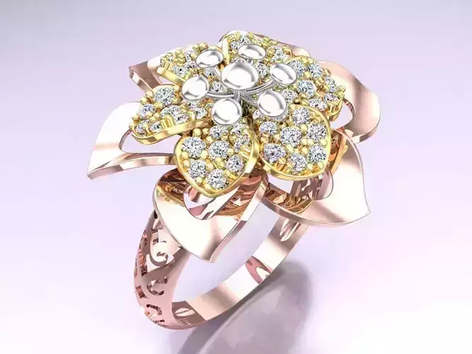 Flower Rings - Womens Ring - N6475