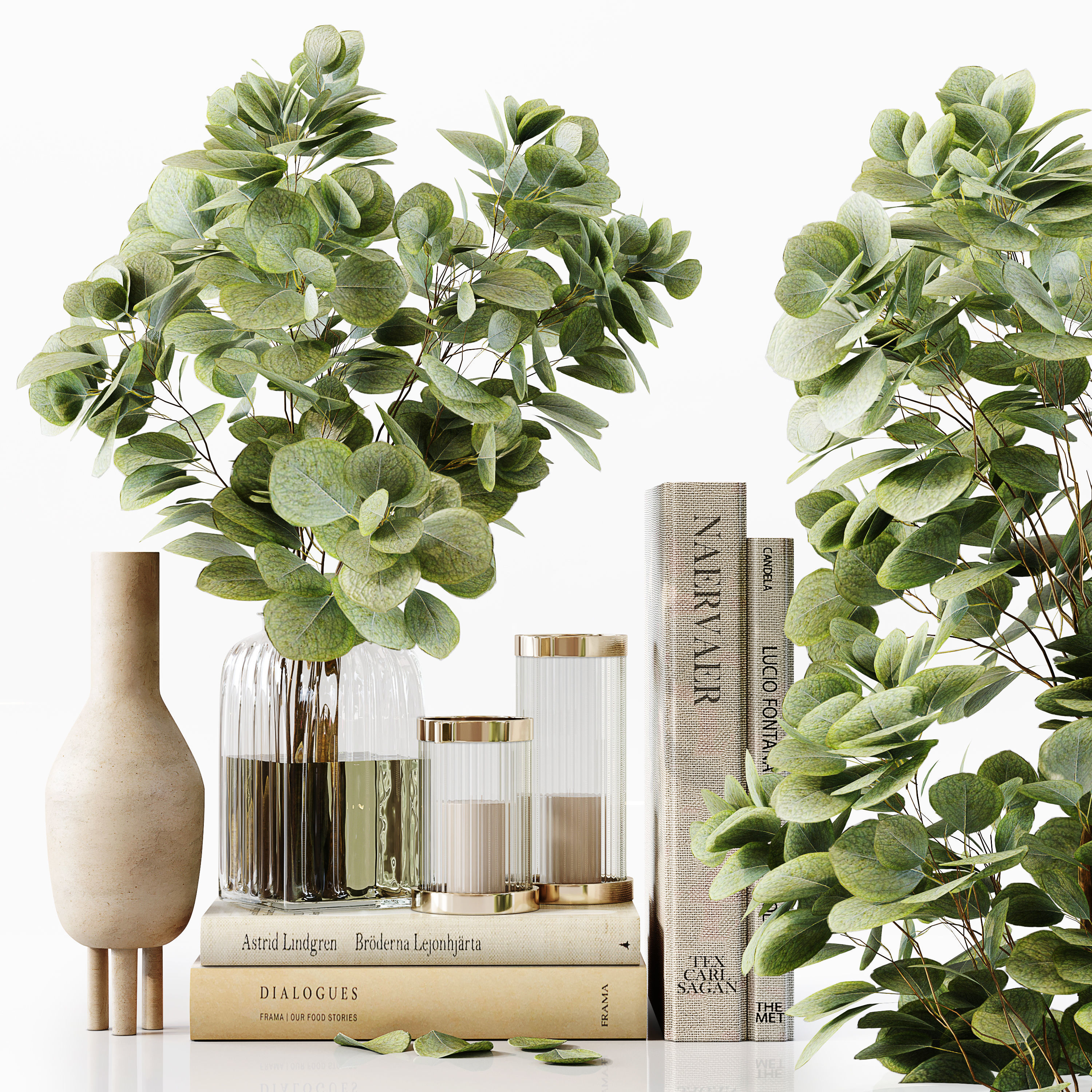 Decorative Set 187 Low-poly 3D model_3