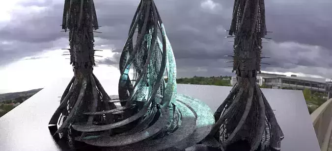 London Crystal Shard 2 Towers