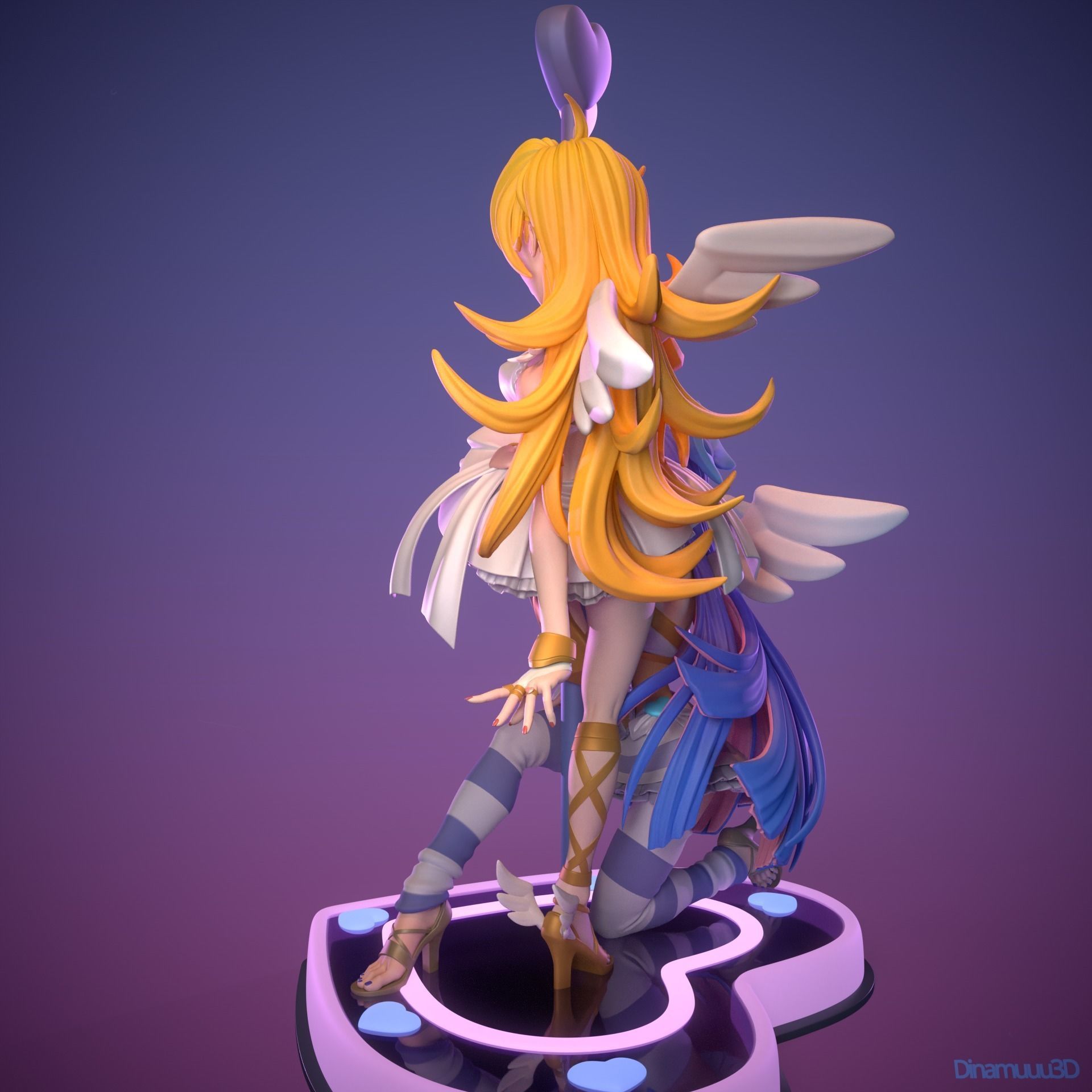 Panty and Stocking 3D Print STL SFW and NSFW Versions 3D print model_7