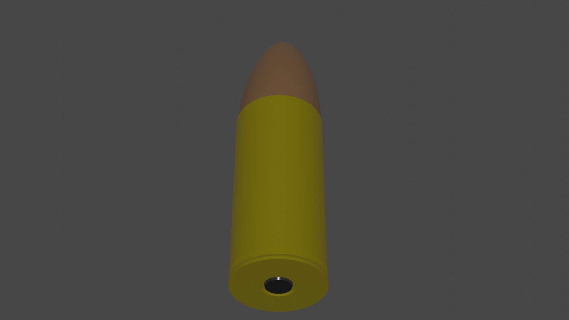 Low Polly Bullet Low-poly 3D model_2