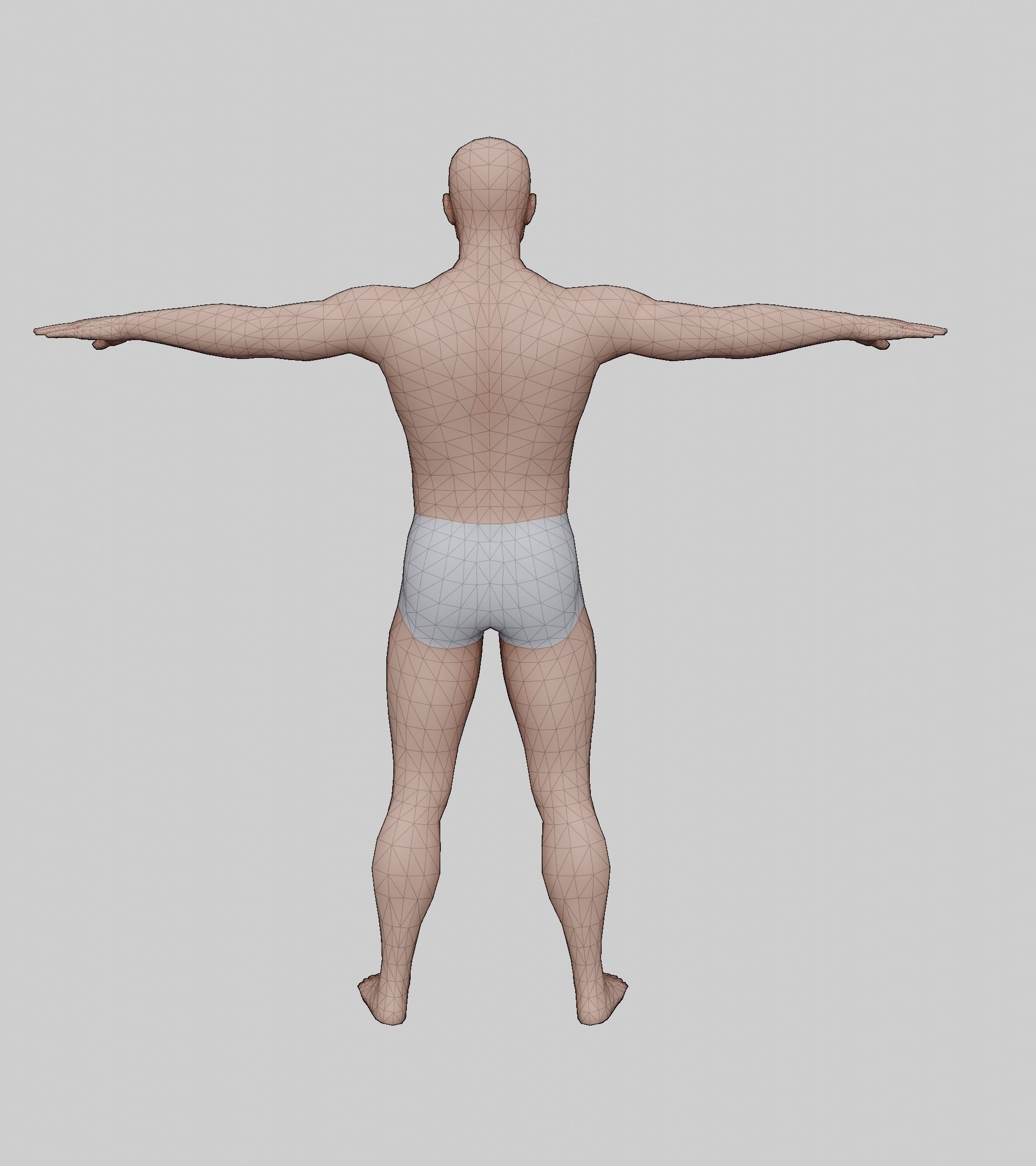 Stylized Male Character Low-poly 3D model_5