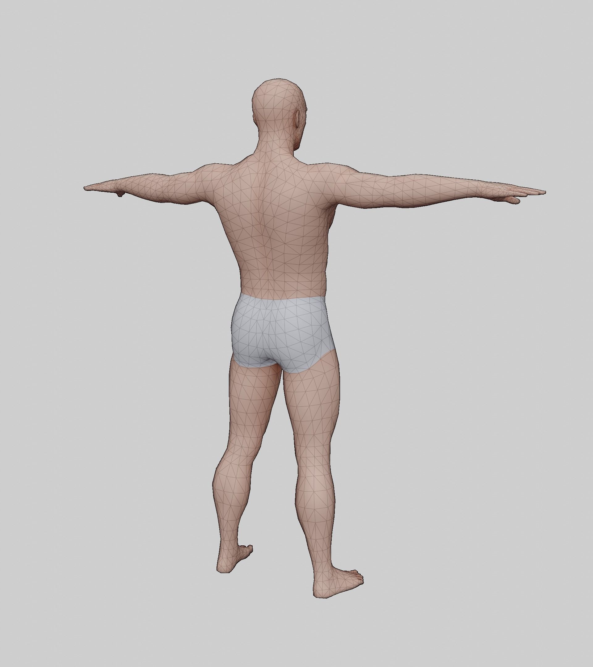 Stylized Male Character Low-poly 3D model_3