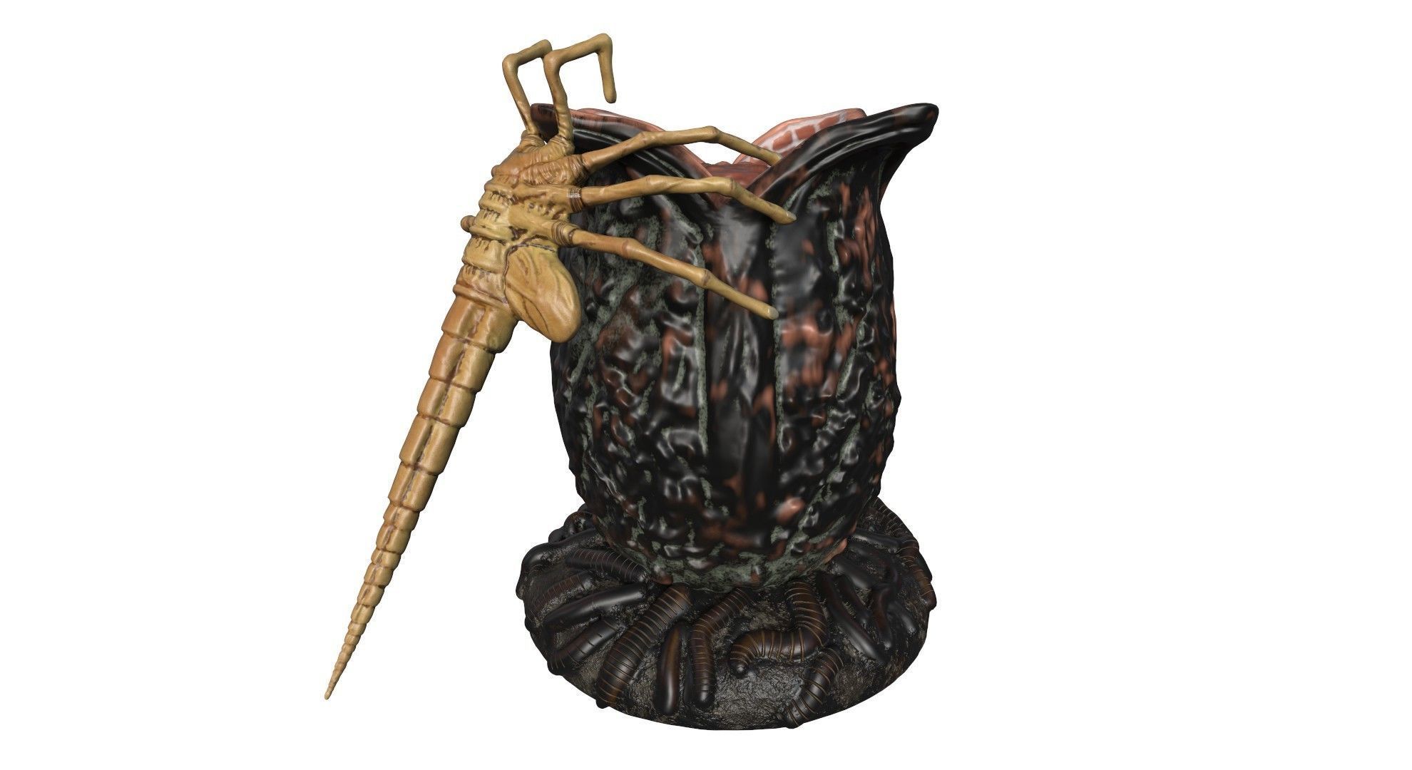 Facehugger 3D model_2
