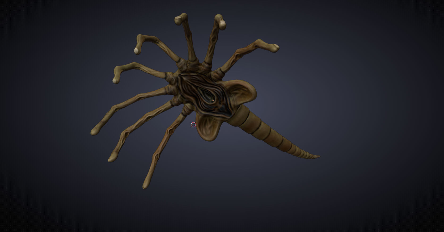 Facehugger 3D model_7