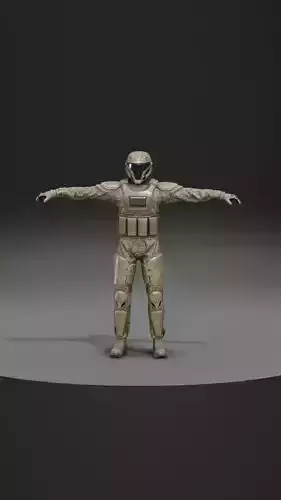 Special Forces Military Soldier - UE4 Skeleton 