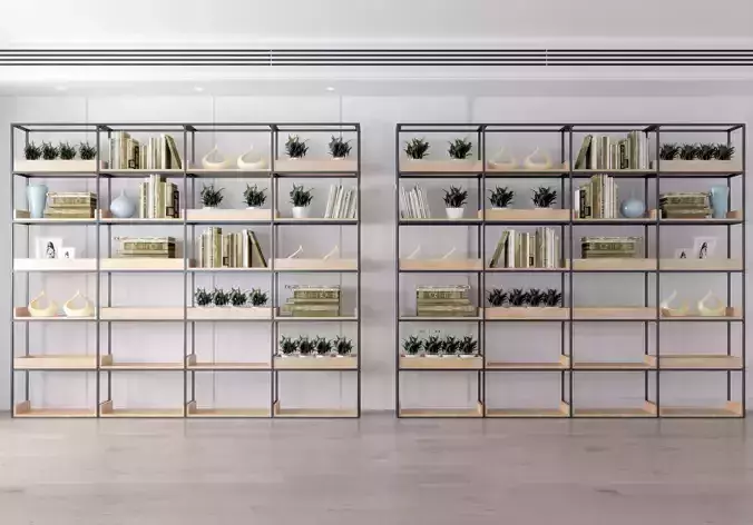 Simplified European display stand 3D model