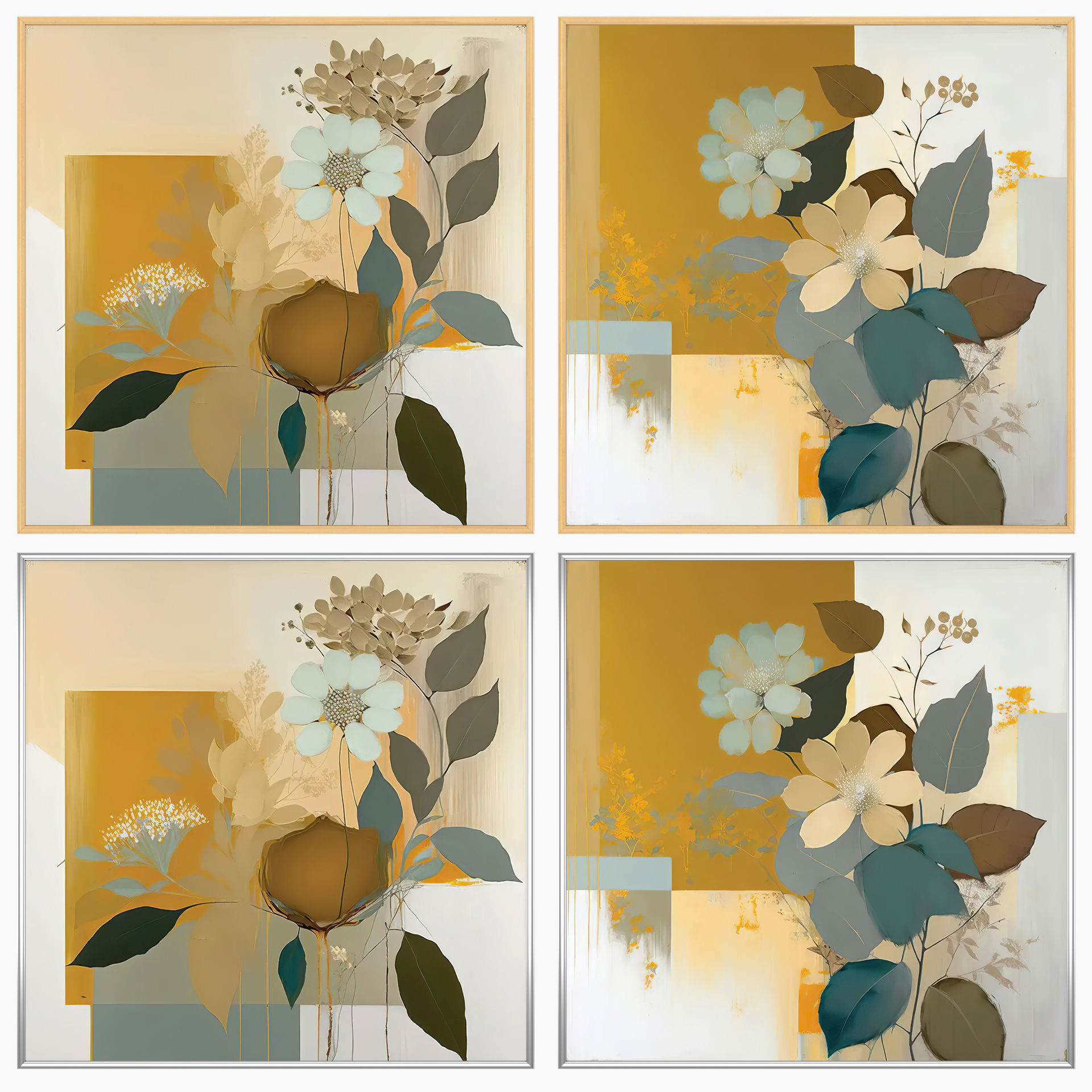 Wall Art Set 4144 3D model_2