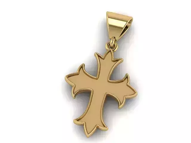 Elegant Premium Jesus Cross Free 3D print model