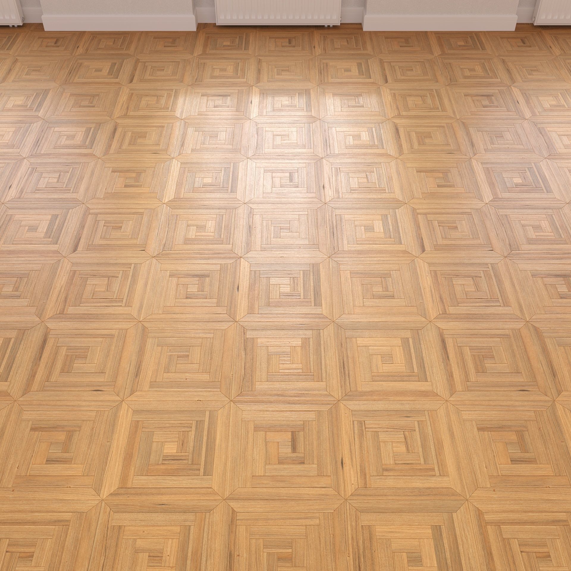 Parquet - Laminate - Wooden floor 2 in 1 Low-poly 3D model_3