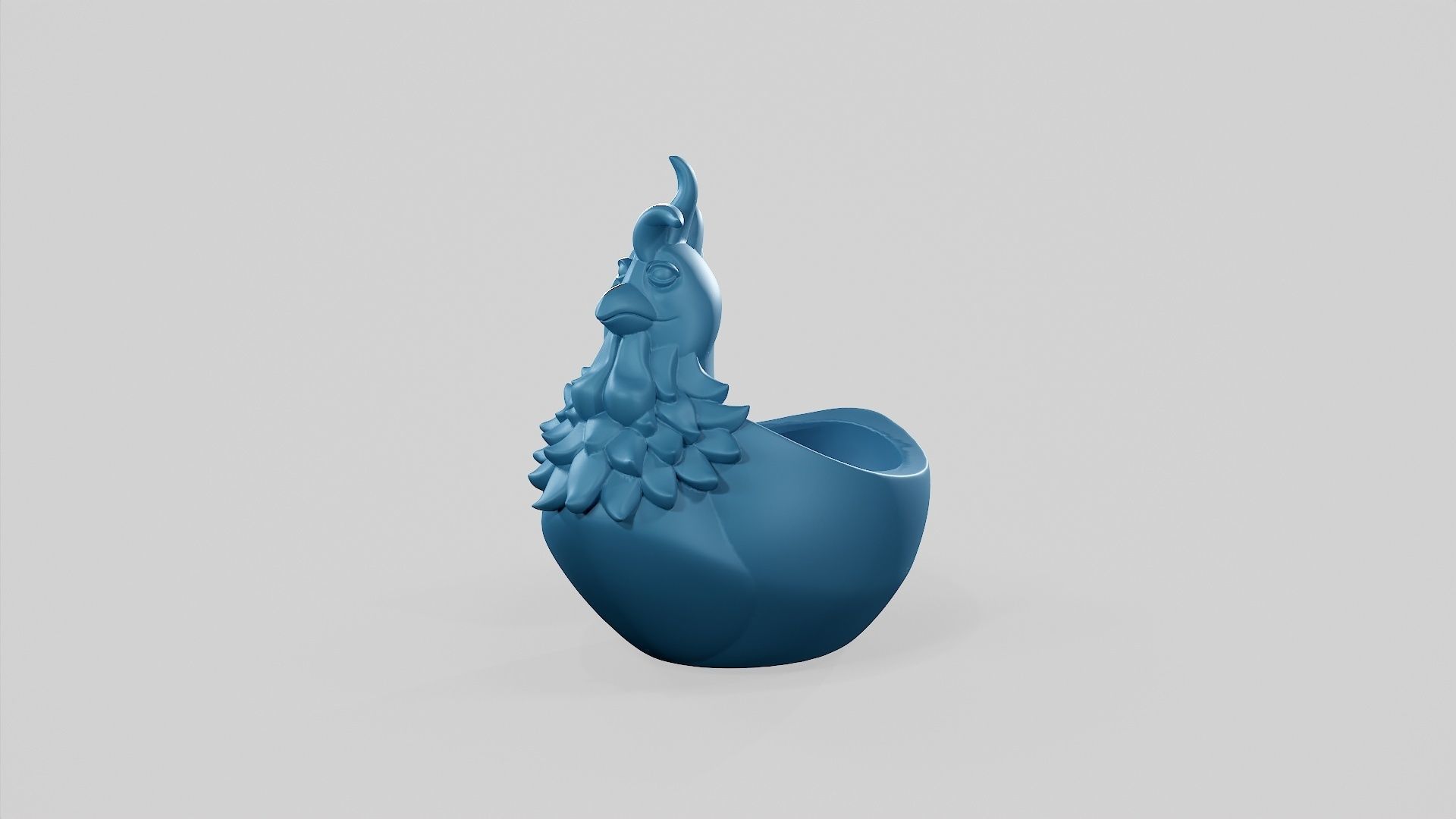 Chicken Plate - STL 3D print model_18