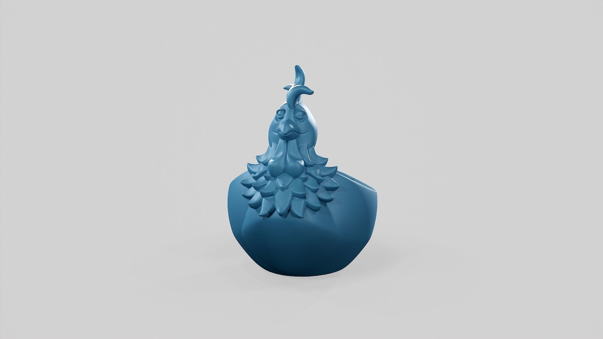 Chicken Plate - STL 3D print model_19