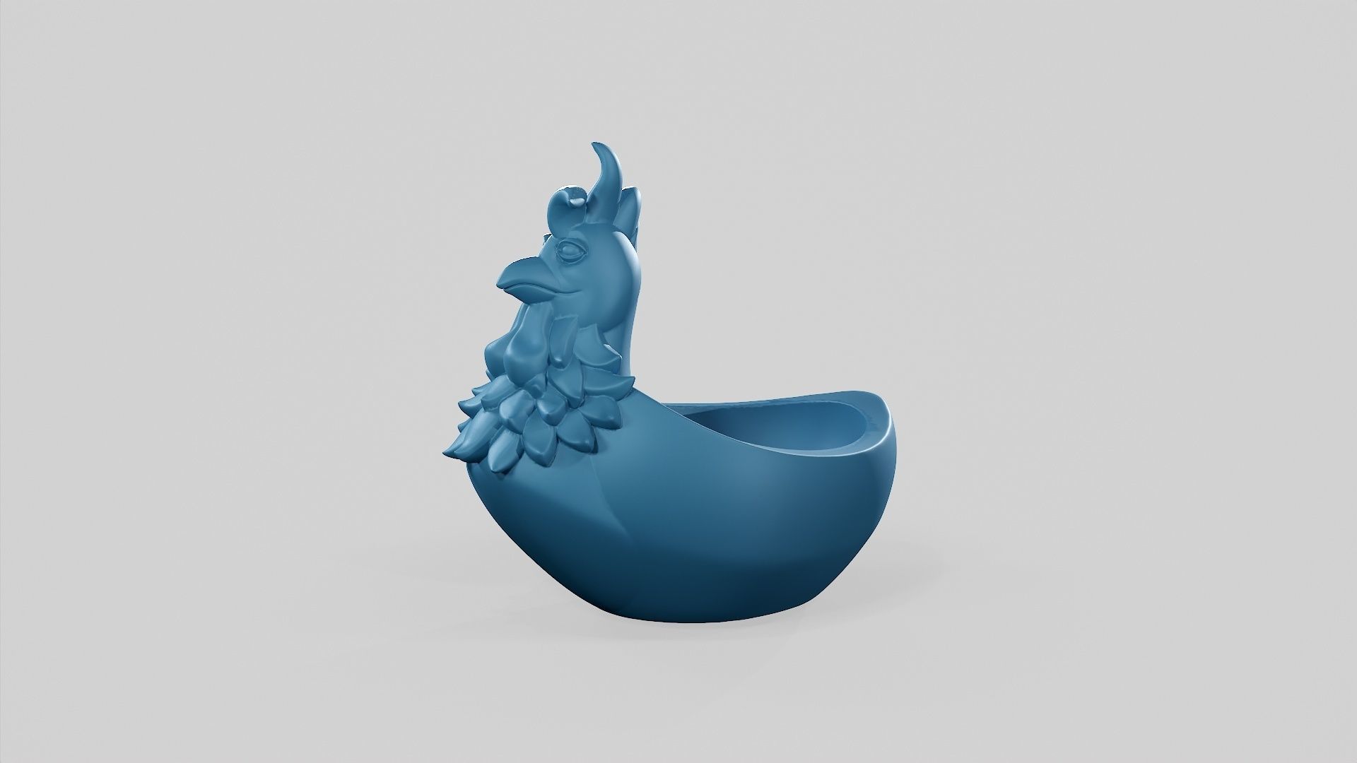 Chicken Plate - STL 3D print model_17