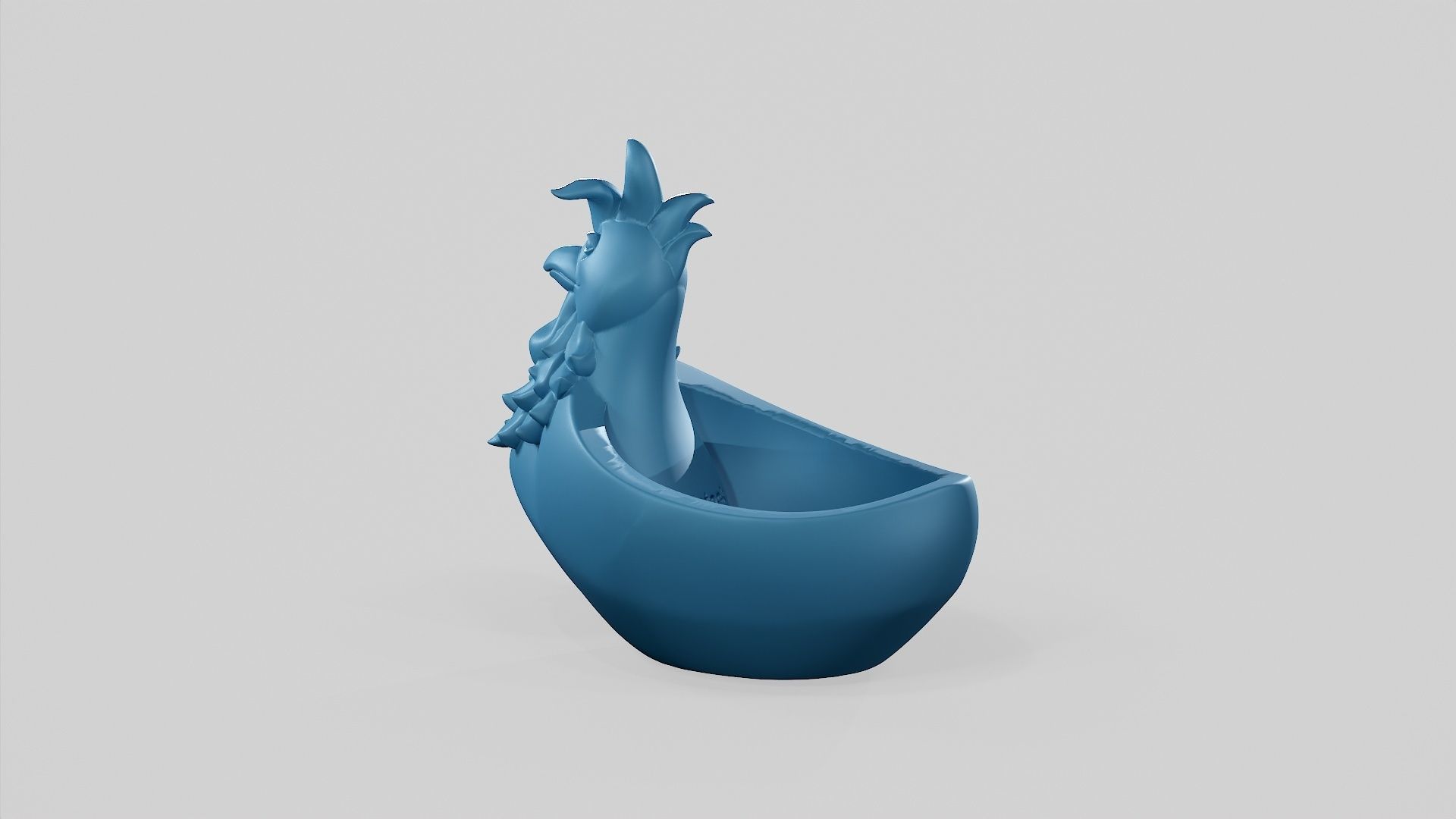 Chicken Plate - STL 3D print model_14