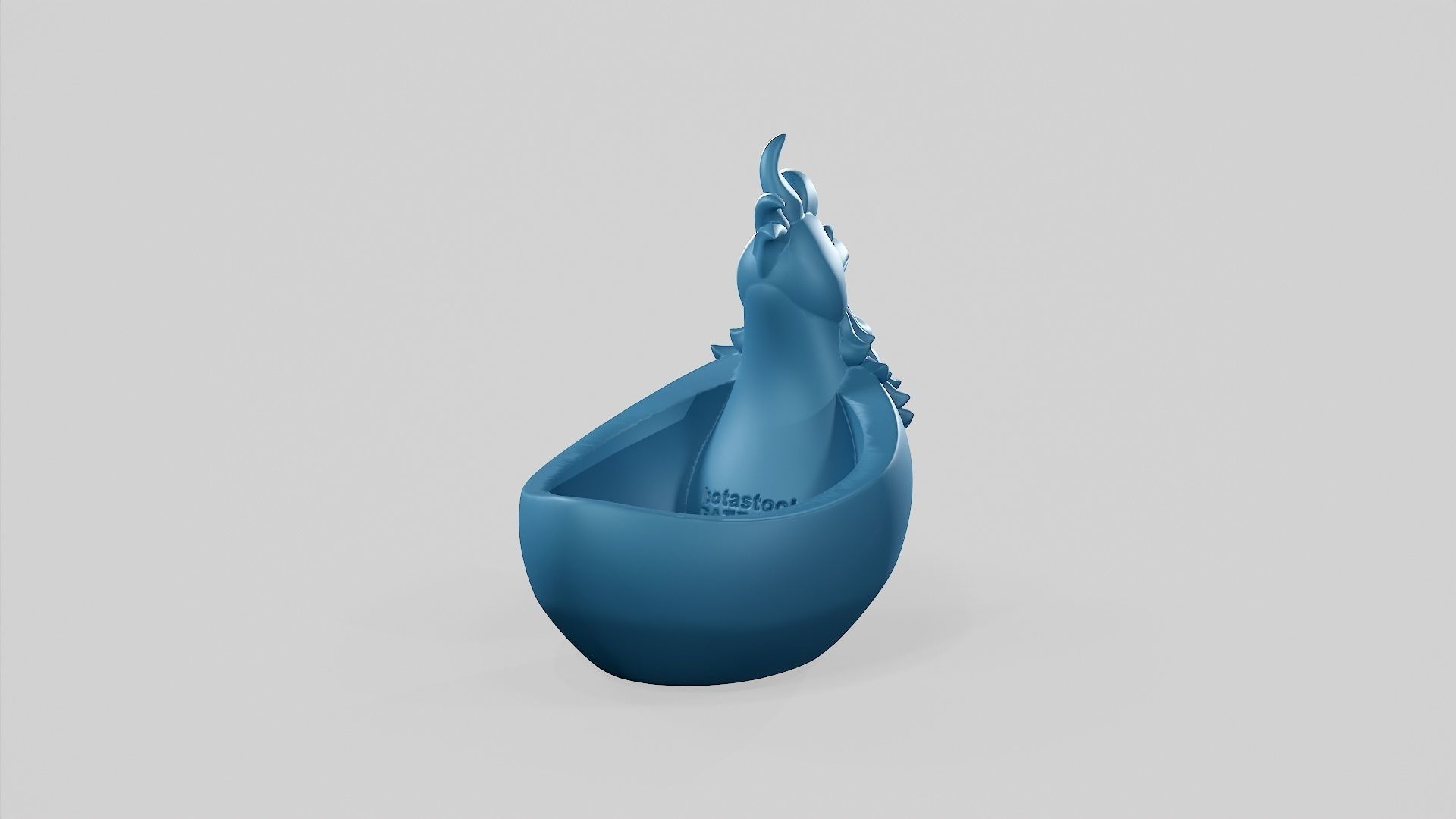 Chicken Plate - STL 3D print model_10