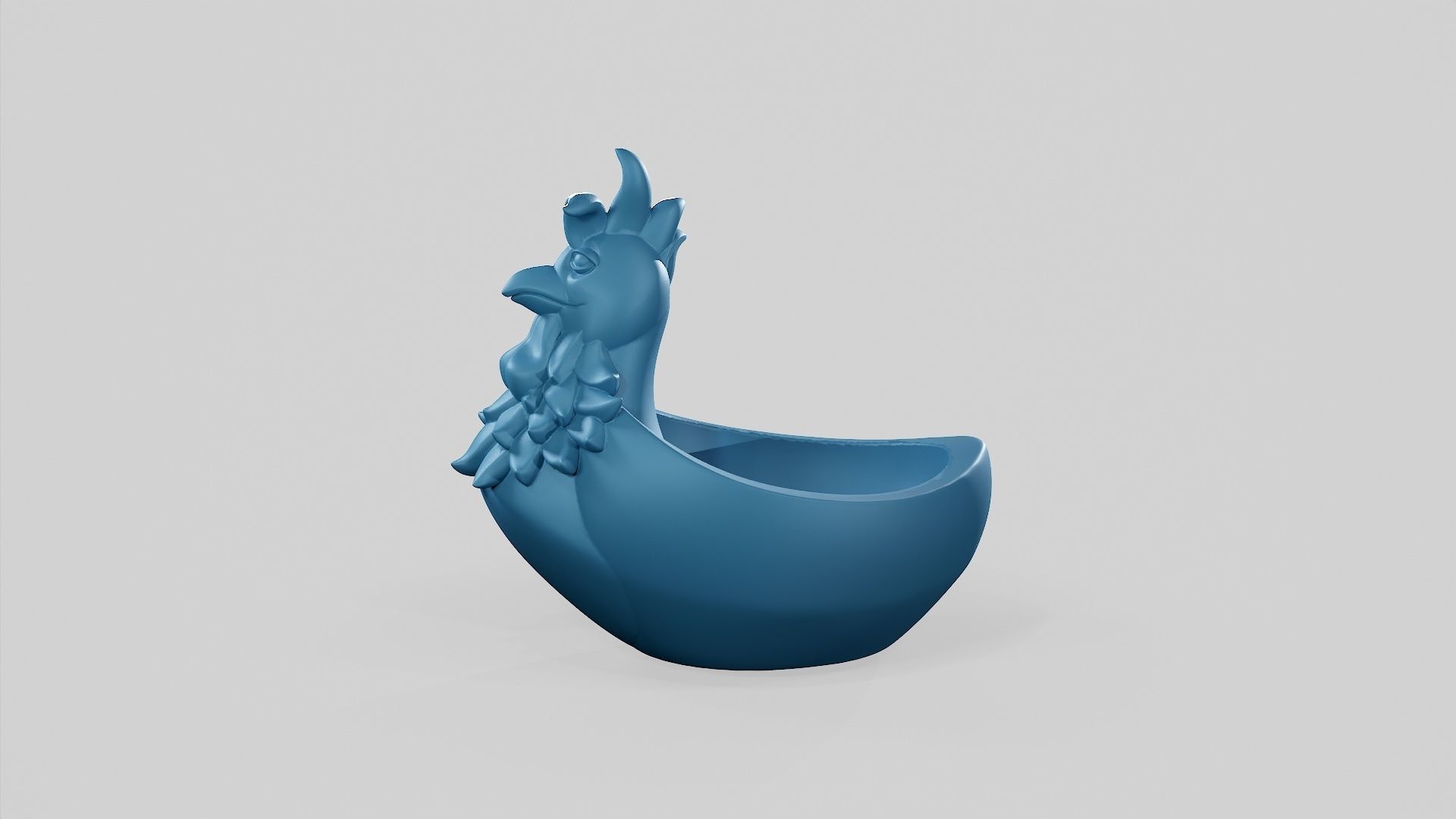 Chicken Plate - STL 3D print model_16