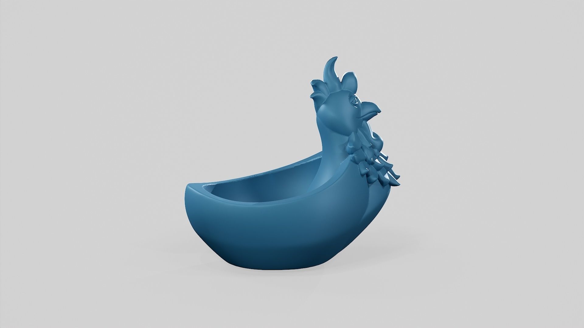 Chicken Plate - STL 3D print model_8