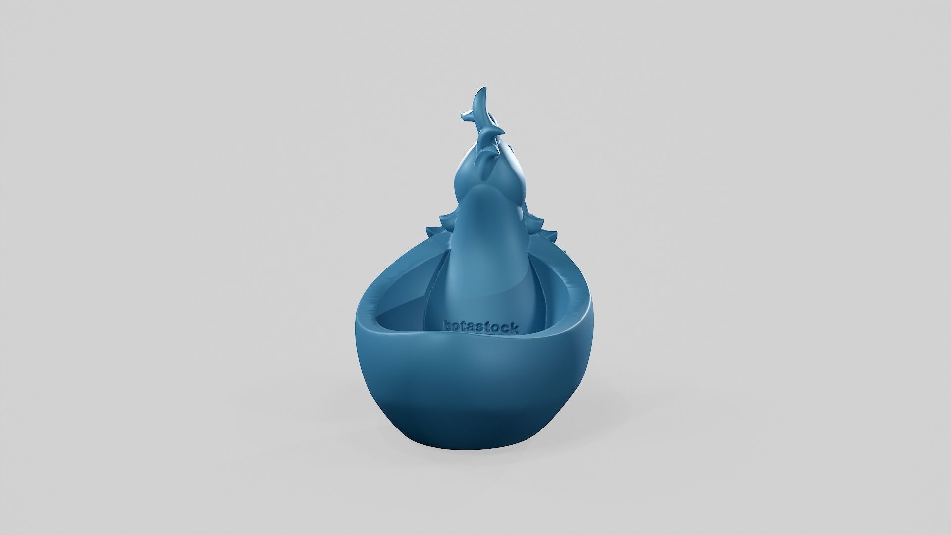 Chicken Plate - STL 3D print model_11
