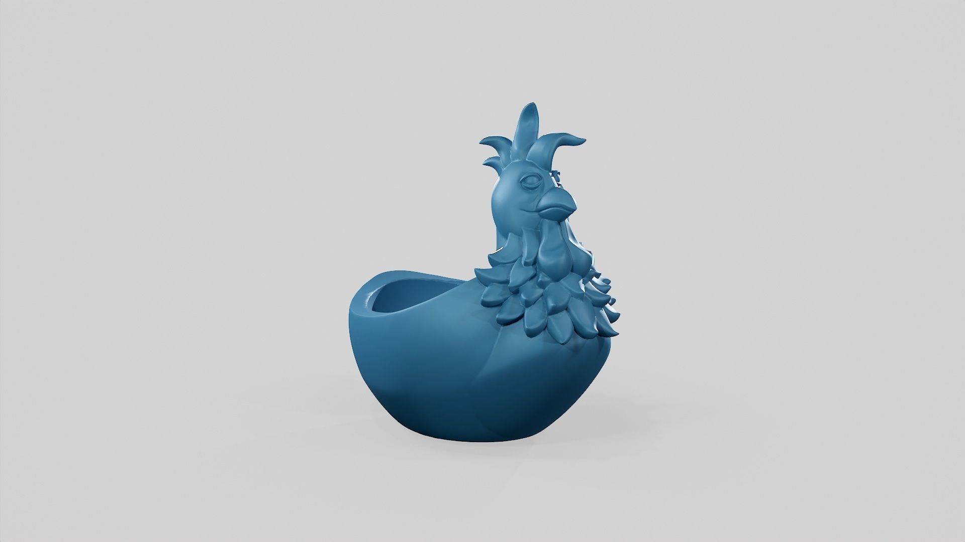 Chicken Plate - STL 3D print model_5