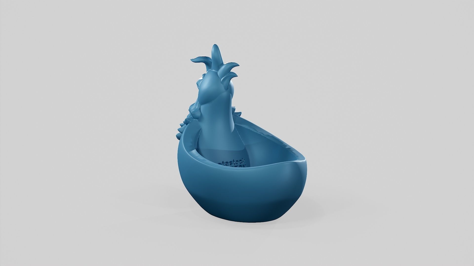Chicken Plate - STL 3D print model_13