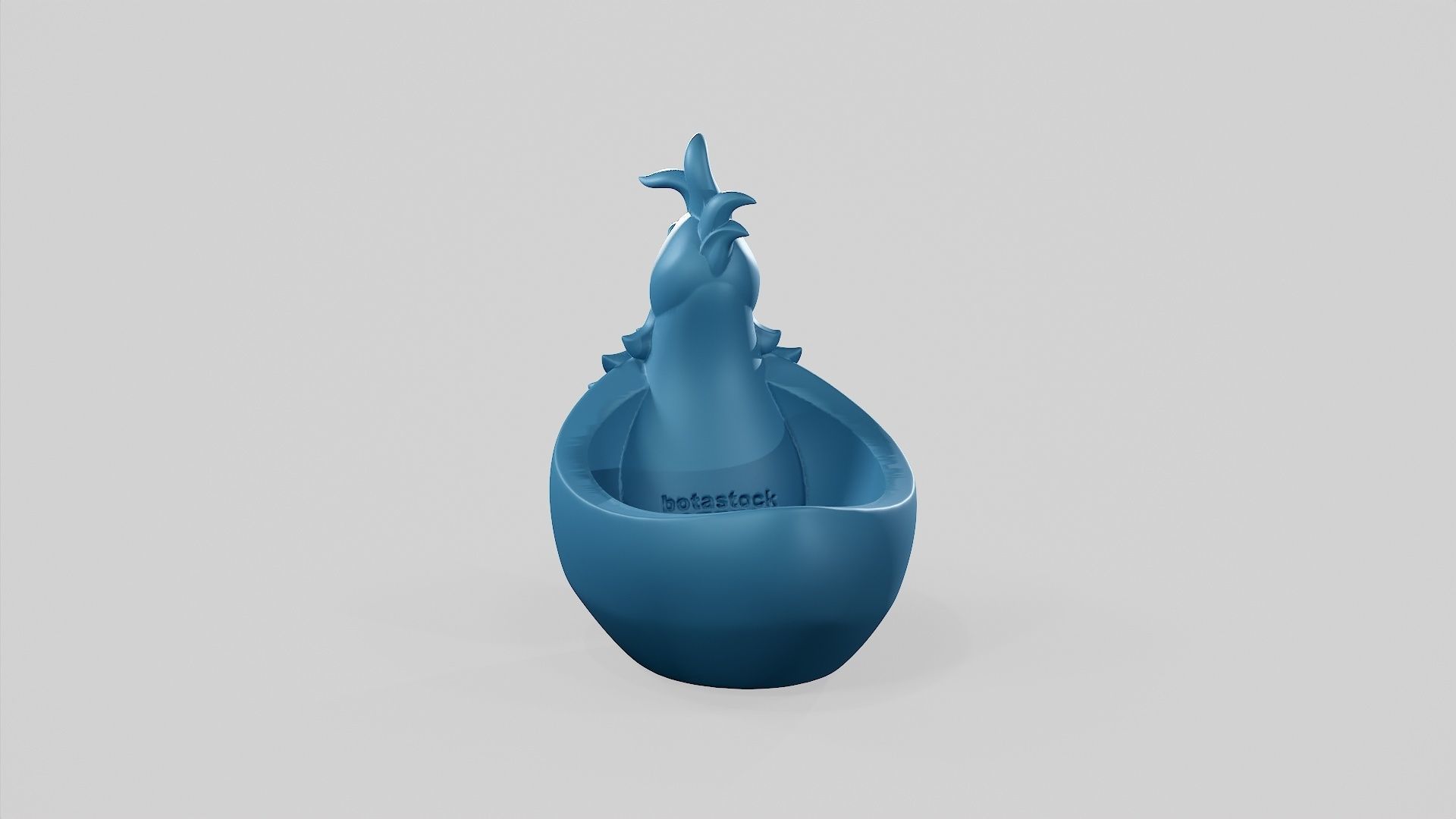 Chicken Plate - STL 3D print model_12