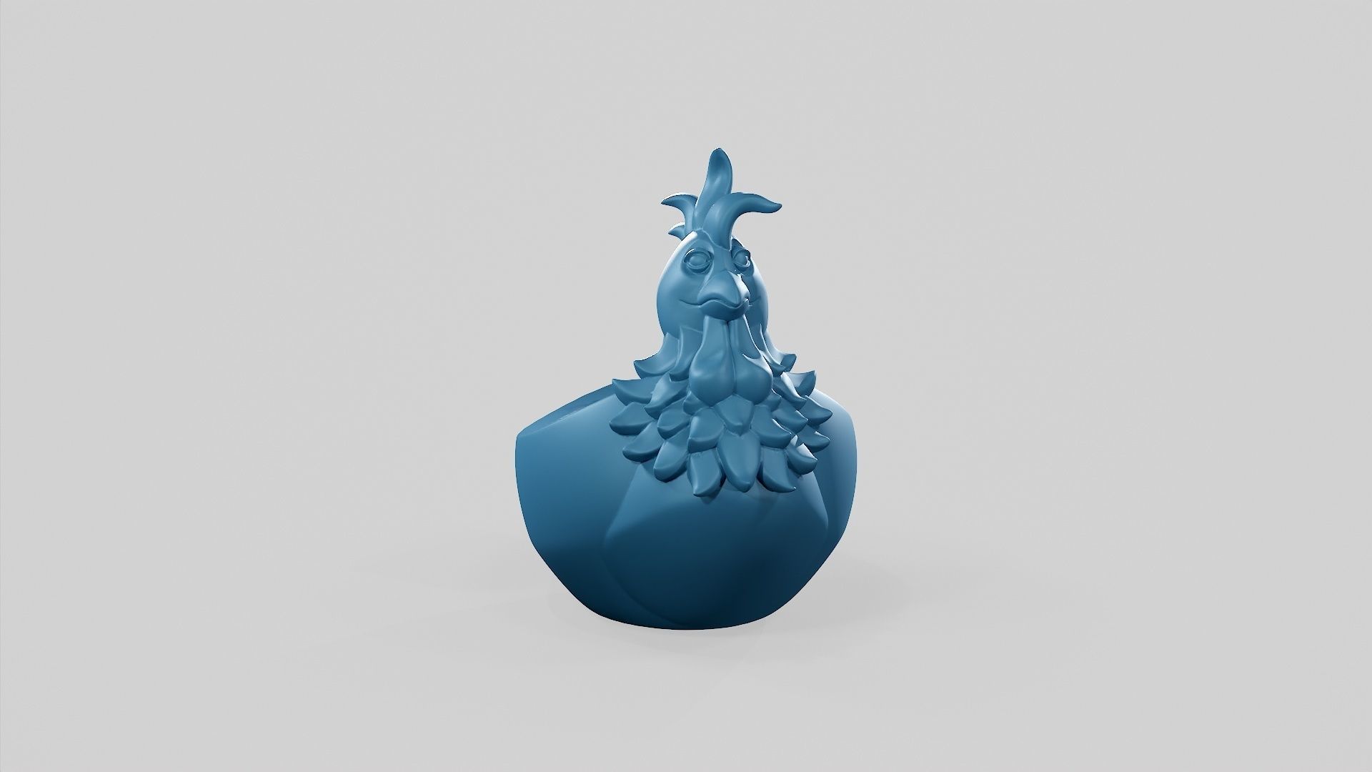 Chicken Plate - STL 3D print model_4