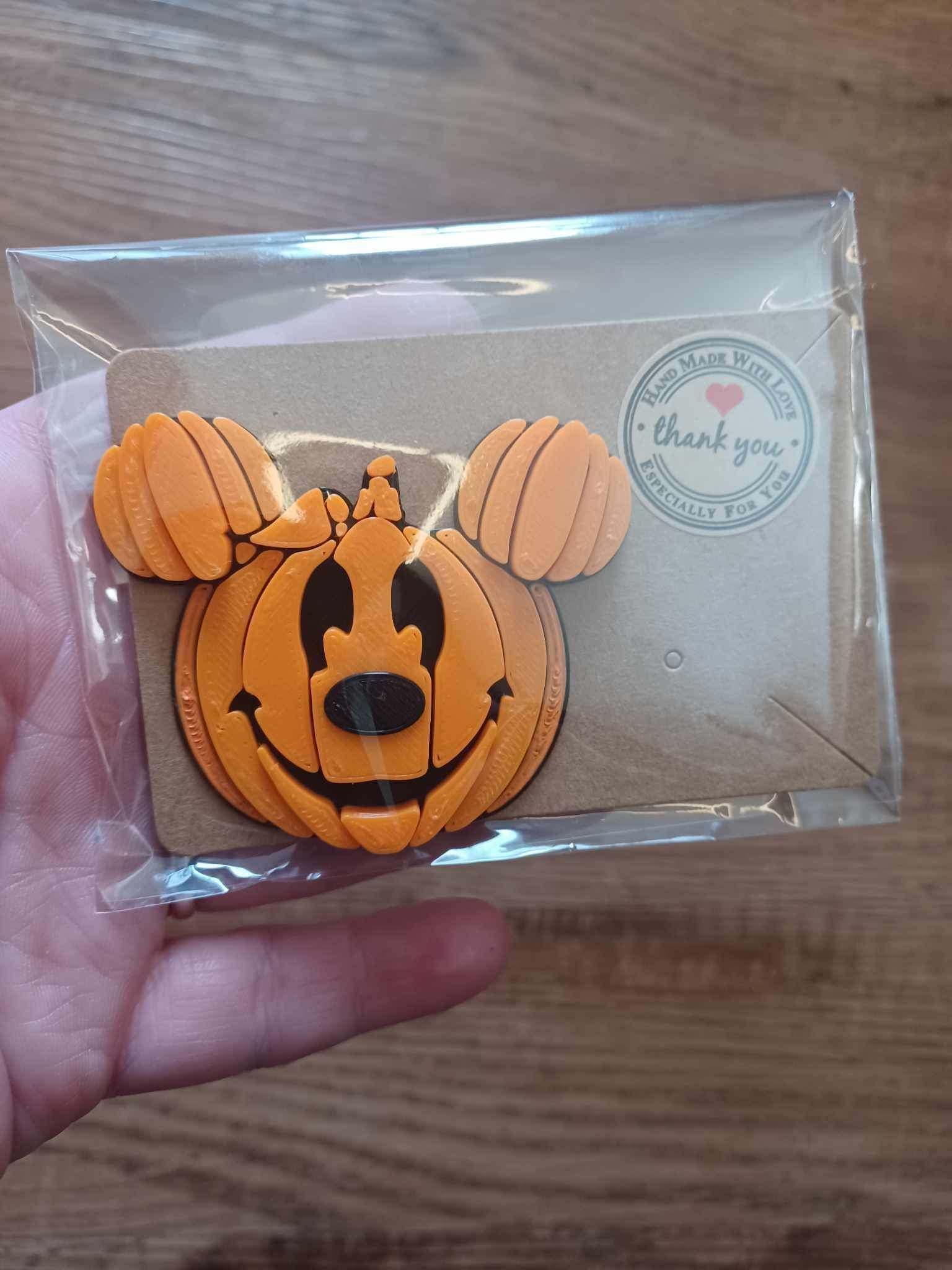 Mickey Mouse Pumpkin Fall Halloween decor 3D print model_6