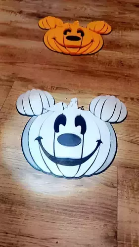 Mickey Mouse Pumpkin Fall Halloween decor  3D print model