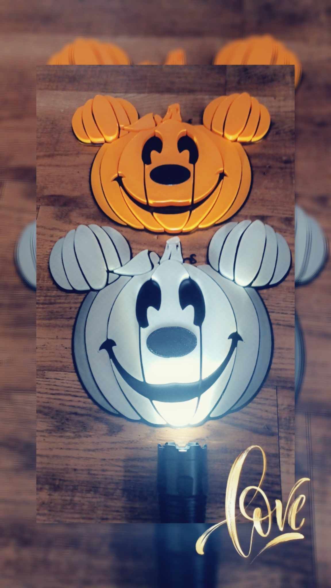 Mickey Mouse Pumpkin Fall Halloween decor 3D print model_3