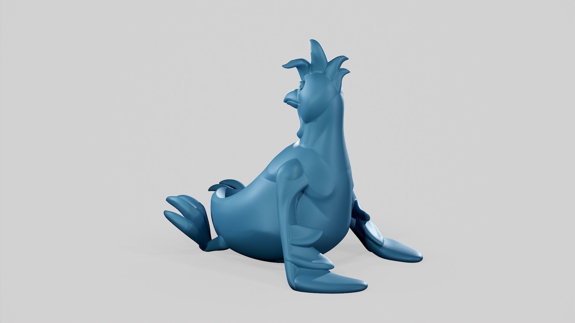 Easter Rooster - Egg Holder - STL 3D print model_14