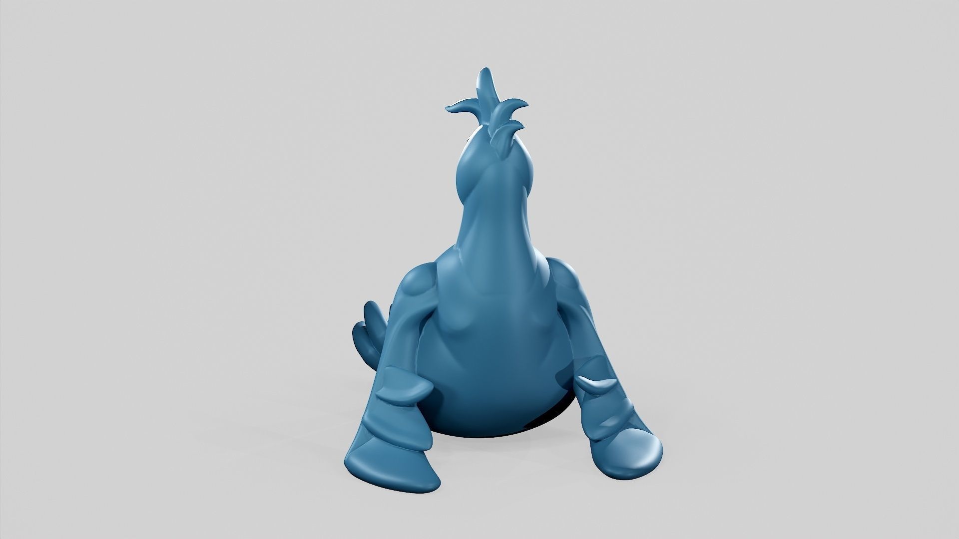 Easter Rooster - Egg Holder - STL 3D print model_12