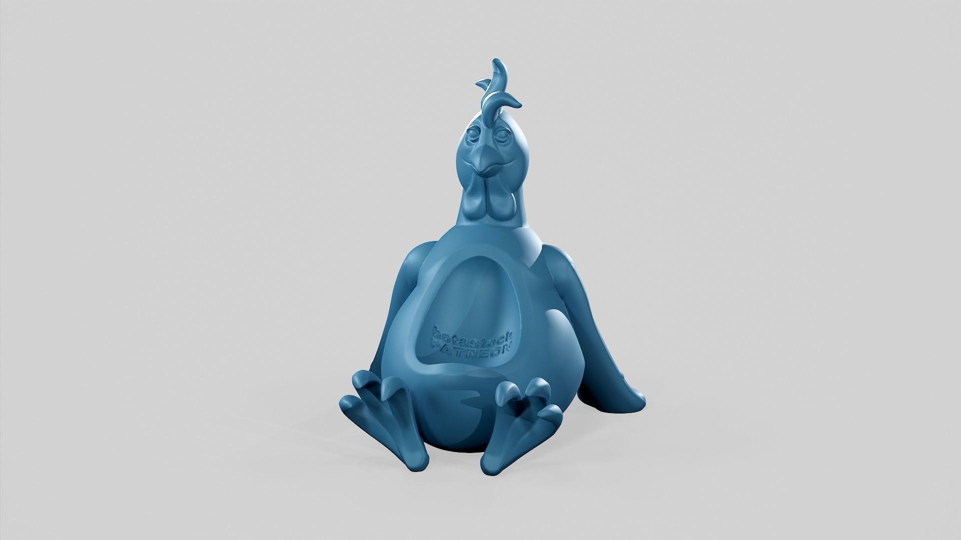 Easter Rooster - Egg Holder - STL 3D print model_19