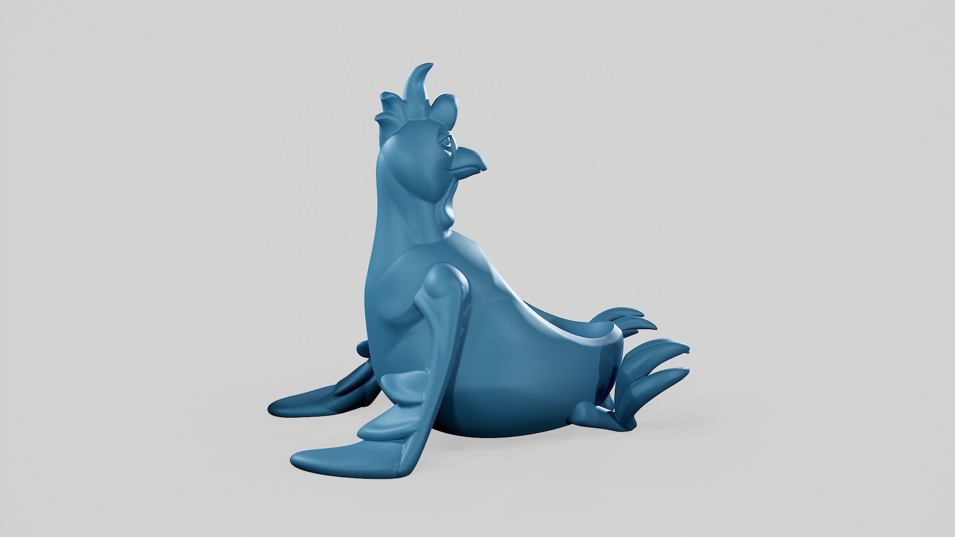 Easter Rooster - Egg Holder - STL 3D print model_8