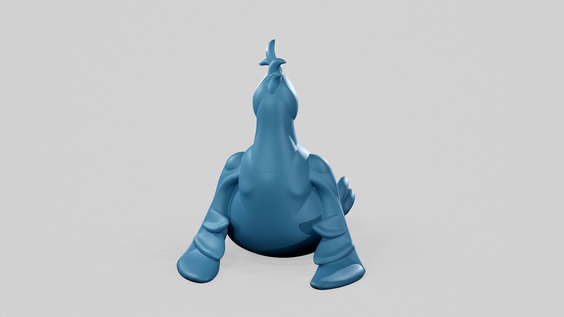 Easter Rooster - Egg Holder - STL 3D print model_11