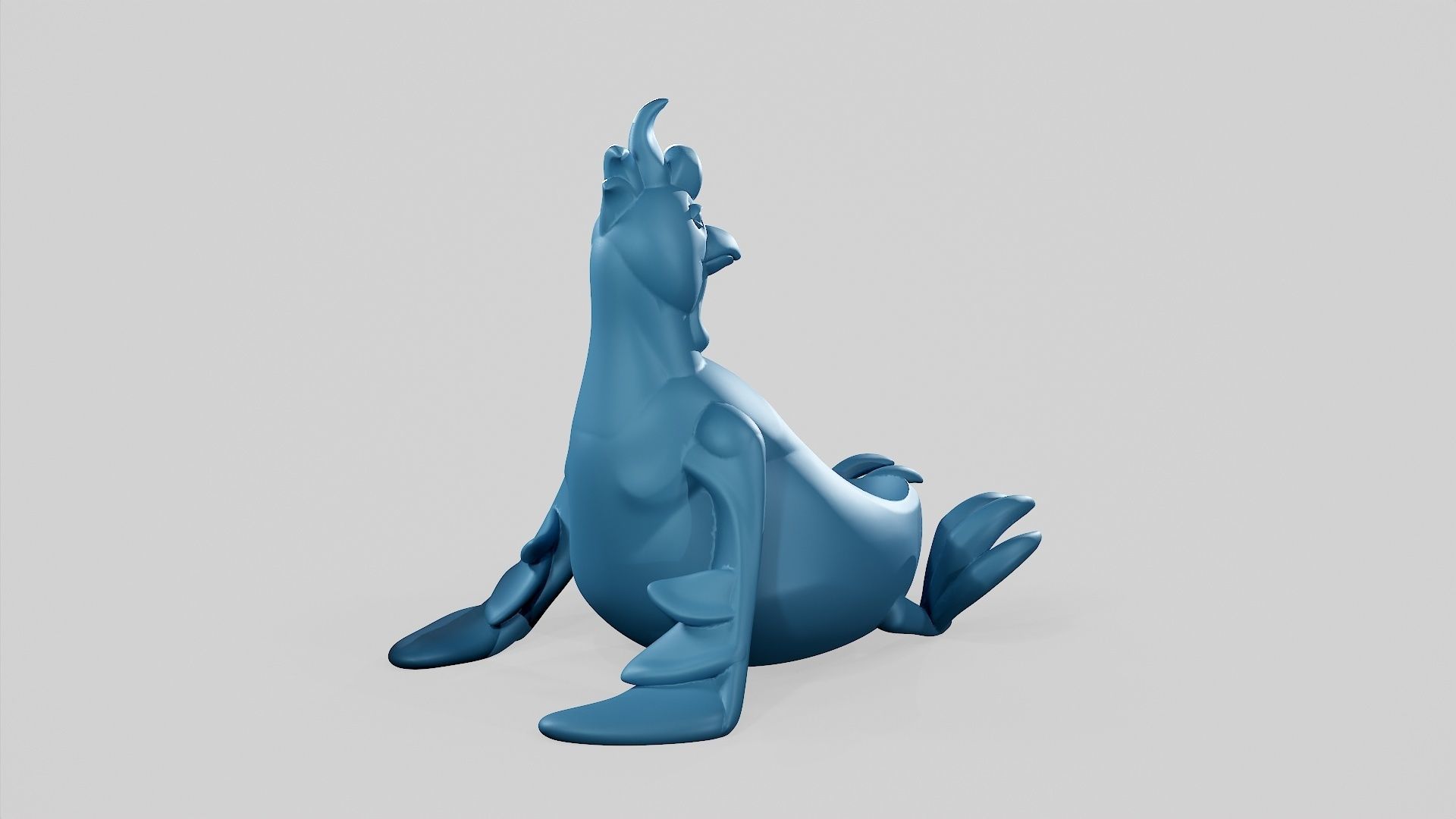 Easter Rooster - Egg Holder - STL 3D print model_9