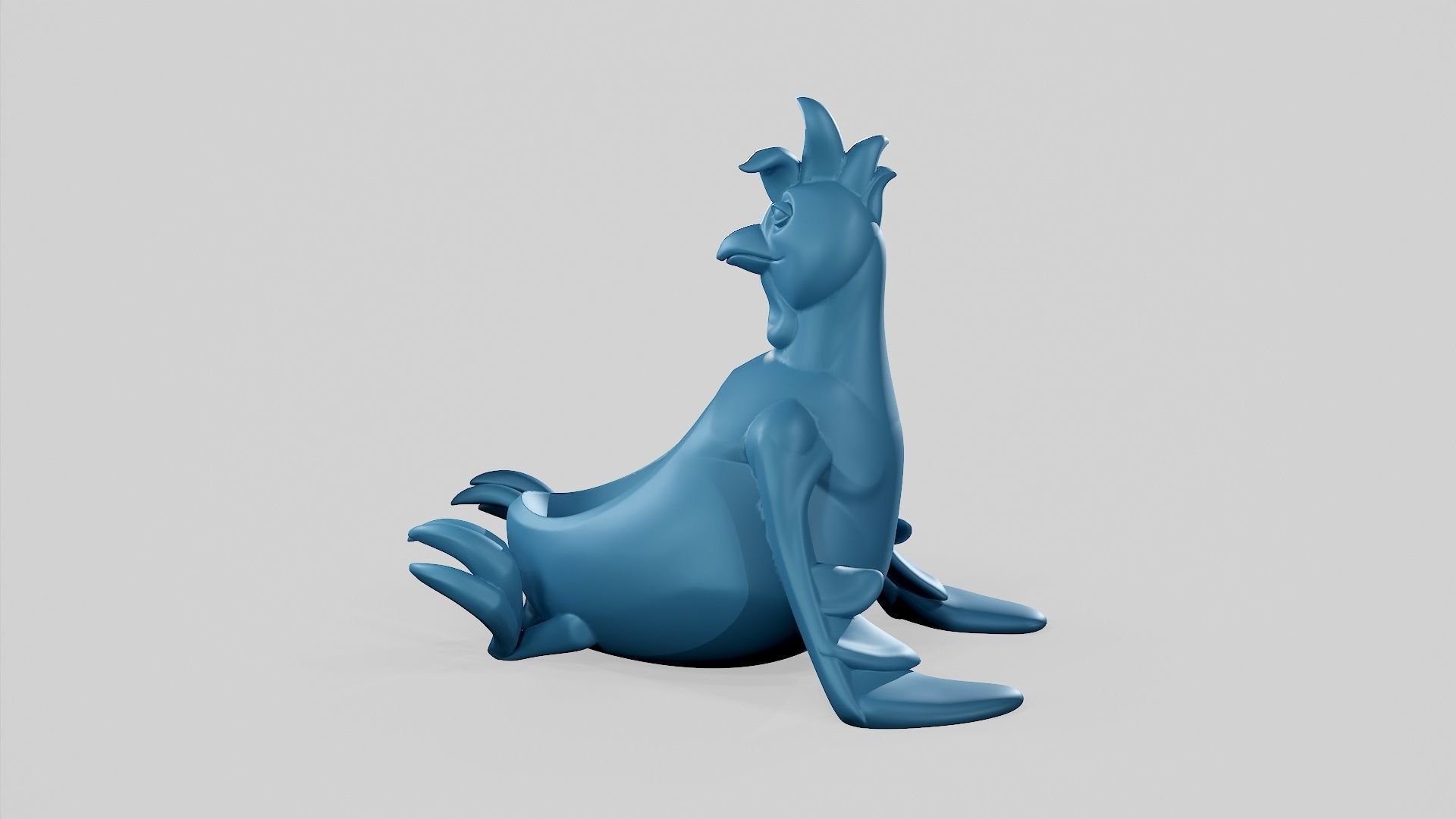 Easter Rooster - Egg Holder - STL 3D print model_15